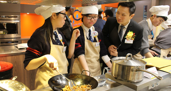 Students from Liu Po Shan Memorial College won Think.Cook.Save. student master chef cooking competition