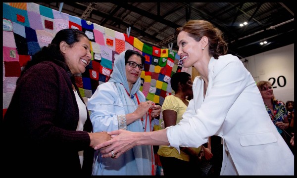 Angelina Jolie co-chairing the Global Summit to End Sexual Violence in Conflict