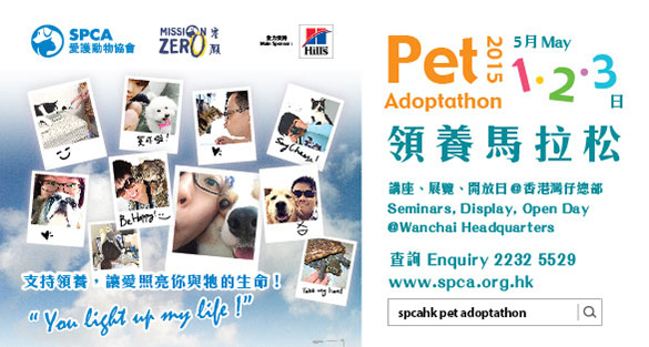 Hong Kong – Pet AdoptathonI May 1-3