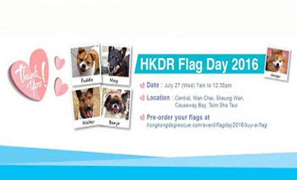 HK- Hong Kong Dog Rescue Flag Day 2016I Jul 27