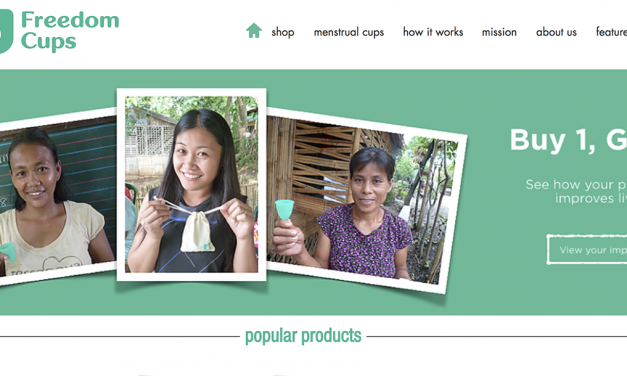 Singapore –  Eco-friendly “Freedom Cups” to change women’s life