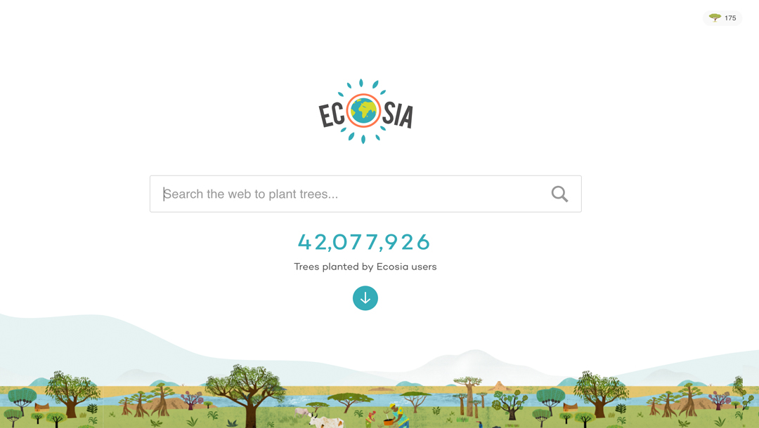 Ecosia 讓你透過網絡搜尋成為 「植樹王」？目標2020年前全球種植10億棵樹